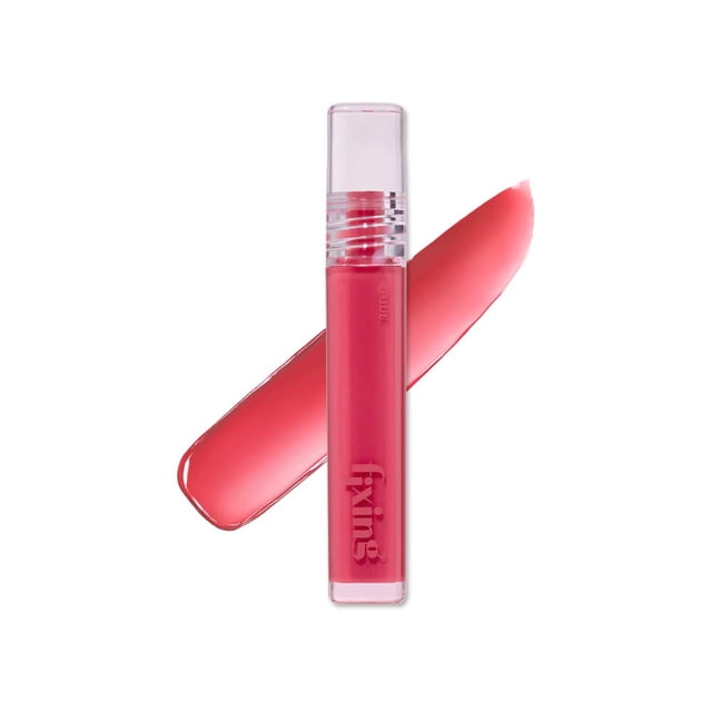 Tinte fijador de brillo ETUDE n.° 4 rojo frío | Tinte de labios Glossy Shine no pegajoso | Se llena de humedad confortable | Tinte para labios secos