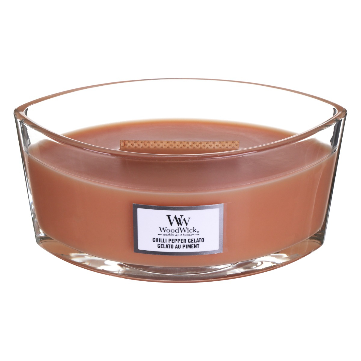 WoodWick Chilli Pepper Gelato Hearthwick Ellipse Candle