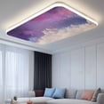 thumbnail image 2 of Night Sky Stars Fluorescent Light Covers, Shooting Star Cloud Galaxy Magnetic Light Covers for Ceiling Lights, Fluorescent Ceiling Shade Filters for Classroom Bedroom Office 4x2Ft x 2PCS, 2 of 8