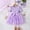 F-235Purple, variant on ZHOGXU Toddler Kids Girls Summer Dress Short Sleeve Round Neck Butterfly Print Comfortable Fashion Dresses For Celebrations Photoshoots,Blue,3-4Y