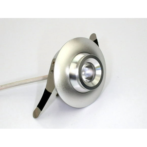 Mini LED Spotlight Eye Ball Down Light LED Fixture (100-240VAC) - 3 Watt Natural White (4000K) LED Downlight for Cabinets, Office or Ceiling Lighting