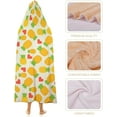 thumbnail image 4 of Pineapple Hooded Blanket Wearable Cloak Hoodies Throw Cape Wrap Poncho for Bed Sofa and Lounge Chair, 4 of 6