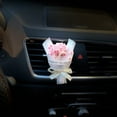 thumbnail image 3 of 3D Artificial Flower Shaped Car Diffuser for Pleasant Scent and Interior Decoration Reusable and Easy to Use, 3 of 3