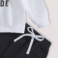 thumbnail image 5 of zuwimk Toddler Baby Boy Fall Outfit Print Long Sleeve Sweatshirt and Elastic Pants Set 2Pcs Winter Clothes(6-12 Months,White), 5 of 5