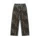 thumbnail image 1 of Leopard Jeans Women Denim Pants Female Oversize Wide Leg Trousers, 1 of 5