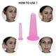thumbnail image 3 of Set de ventosas faciales KRISMYA de silicona natural, 4 unidades, color rosa, 3 of 6