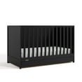 thumbnail image 3 of Graco Theo 3-in-1 Convertible Baby Crib with Drawer, Black, 3 of 10
