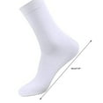 thumbnail image 4 of Ajshakl Mens Socks, Unisex With Durable Socks Warm Sports Suitable Business Long For Leisure, White, 4 of 5
