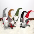 thumbnail image 4 of Swedish Christmas Santa Claus Tomte Standing Long Hat Gnome Plush Doll Handmade Home Decor Collectible Dolls Desktop Ornament, 4 of 4