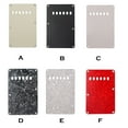 thumbnail image 3 of Unatoiry Tremolo Cavity Cover Dustproof Back Plate Rustproof Back Cover Pickguard Professional Scratch Plate ST SQ Strip Black 1Set, 3 of 6