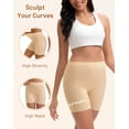 thumbnail image 3 of OEIOEI No Show Slip Shorts for Women High Waisted Seamless Underwear 3 Pack(L,Basic Mix), 3 of 9