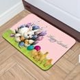 thumbnail image 3 of Easter Bunny Egg Decor Rug 100% Polyester Indoor Area Rug for Living Room Playroom Entryway Holiday Decor, 3 of 6