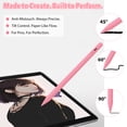 thumbnail image 3 of Antier Stylus Pen for iPad W/Palm Rejection Tilt Sensitivity,13 Mins Fully Charged, Active Touch Screen Apple Pencil Compatible W/iPad 6/7/8/9/10,iPad Pro12.9&11",iPad Air3/4/5,iPad mini5/6-PINK, 3 of 15