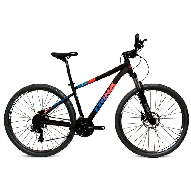 Bicicleta Montaña 29 Aluminio Trinx M500 Pro 24v Shimano Freno Disco - BLACK-L TRINX M500