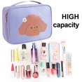thumbnail image 3 of Bolsa de almacenamiento impermeable con dibujos animados, bolsa de viaje para cosméticos y maquillaje, bolsa de lavado sencilla, 3 of 5
