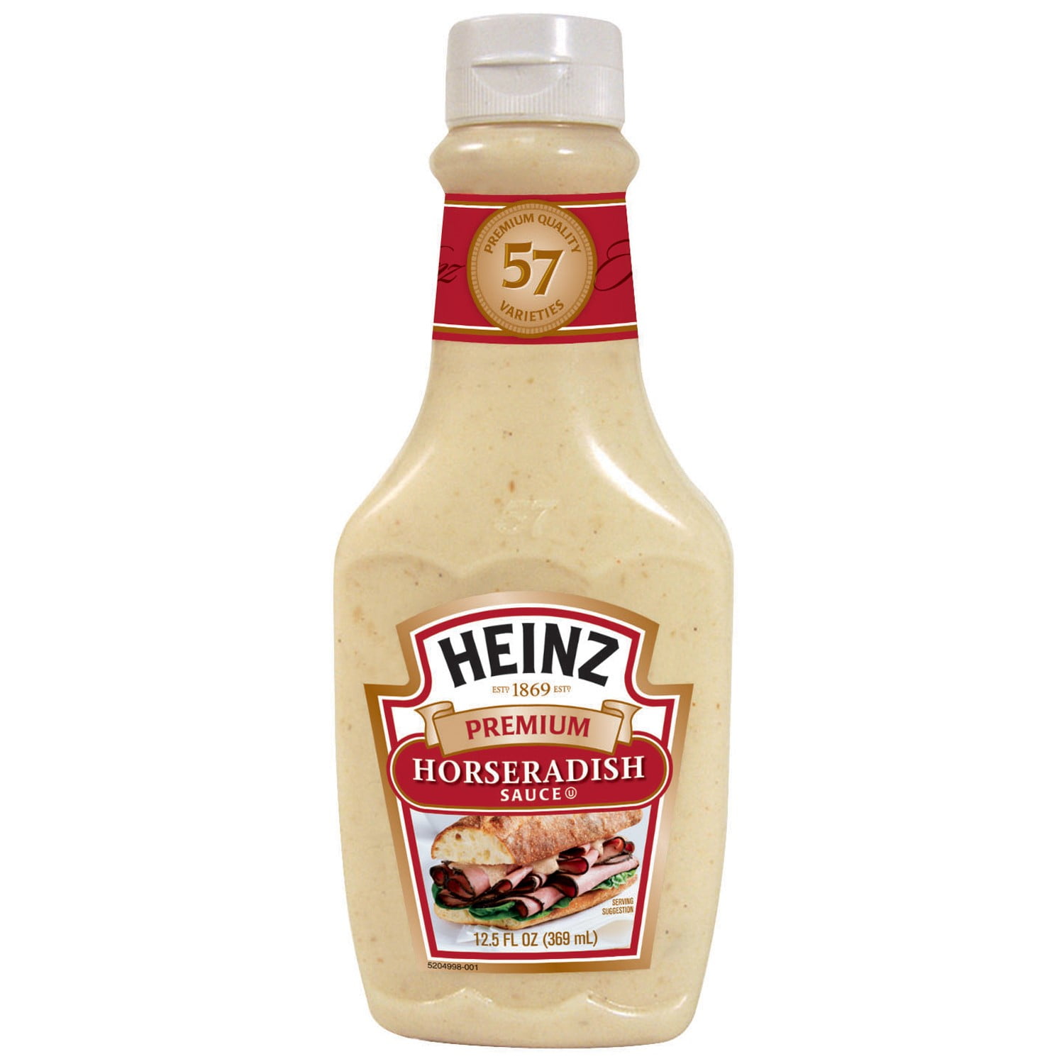 Heinz Premium Horseradish Sauce, 12.5 fl oz Bottle