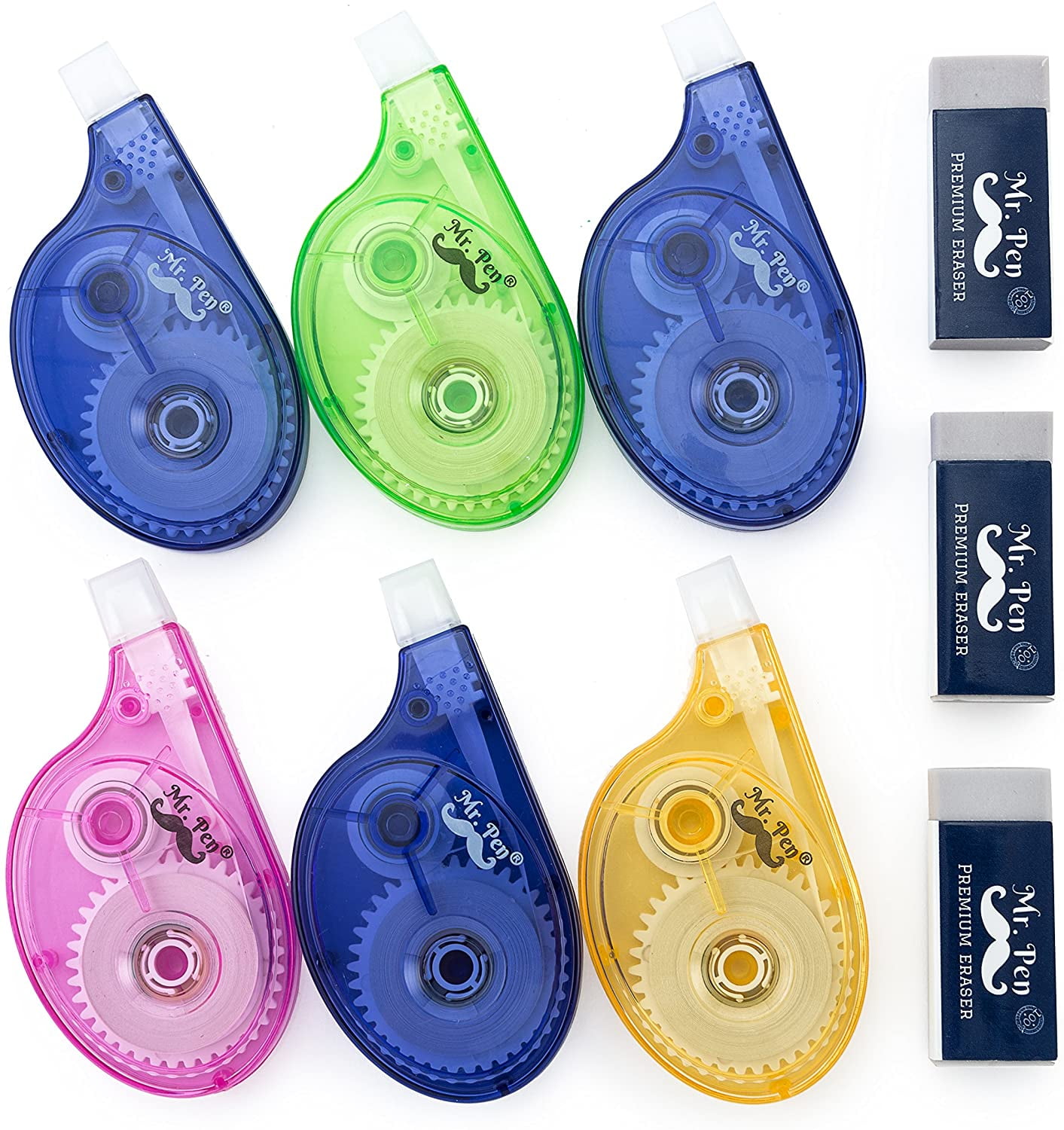 Buy Mr. Pen 9 Pcs Correction Set, 6 Correction Tapes, 393 inches Each