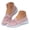 Pink, variant on Women's Slip on Loafers Comfy Walking Tennis Low Top Ballet Flat Nurse Shoes Casual Sneakers