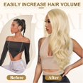 thumbnail image 3 of LHWEN Women's Long Blonde Curly Wig Synthetic Fiber Heat 28 Inch Adjustable Cap Natural Color for Hallowee-n Theme Party Daily Wear Soft Silky Glamorous Full Hair Size, 3 of 7