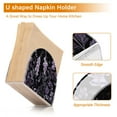 thumbnail image 5 of Yayeee Napkin Holder for Table Kitchen Paper Tissue Organization, Light Purple Flowers, 5 of 8