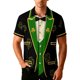 thumbnail image 2 of Ceisia St. Patrick's Day Men's Unisex Hawaiian Shirt | Summer Beach Casual Short Sleeve Button Down Gift Printed Top, 2 of 9