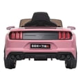thumbnail image 4 of Carro Eléctrico Montable Para Niño Aeiou Mustang Con Control Rosa, 4 of 4