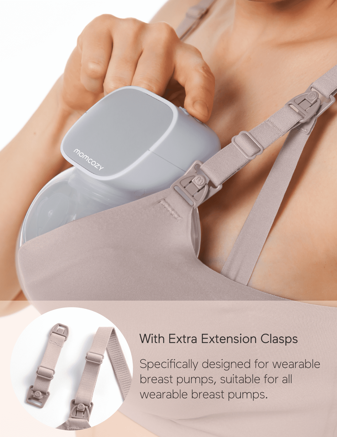 Momcozy Nursing Bras for Breastfeeding, Seamless Ultra Comfort Maternity Bra, Natural Shape, Pregnancy Sleep Bralette