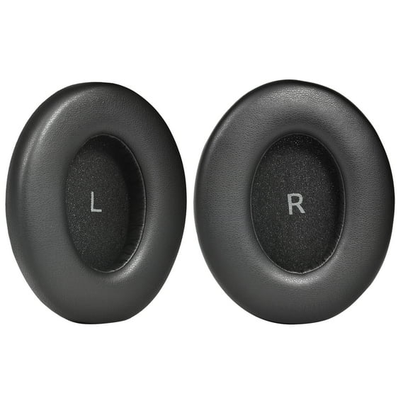 1Pair Protein Leather Ear Cushions Foam Ear Pads L&R for Sennheiser MOMENTUM 4.0 Wireless