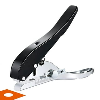 1/8 inch Hole Punch, Single Hole Punch for ID Cards Heavy Duty Hole Punch,  Paper Punch Portable Hand Held Long Hole Punch Small Hole Puncher for Paper  Cards Plastic Cardboard 