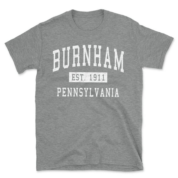 Burnham Pennsylvania Classic Established Men's Cotton T-Shirt