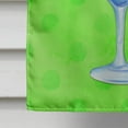 thumbnail image 4 of Carolines Treasures BB8230CHF Summer Cocktail Green Polkadot Flag Canvas House Size  Large multicolor, 4 of 4