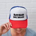 thumbnail image 6 of CafePress - Retired Bus Driver Gift - Adjustable Unisex Printed Trucker Hat with Mesh Back, 6 of 10