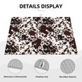 thumbnail image 3 of Yiaed Cow Skin Print Highly Absorbent Microfiber Kitchen Counter Mat, Dish Drying Pad for Dishes, Utensils, Pots and Pans, Large 18" x 24", 3 of 7