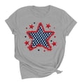 thumbnail image 2 of Cavosen 4th of July Tops for Women Petite Patriotic Short Sleeve Crewneck Tops American Flag Print T Shirts Lady M Independence Day Casual Tops Funny 4th of July Tunic Tees 2025 Patriotic Clothes, 2 of 7