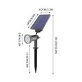 thumbnail image 3 of Fiudx Ofertas flash del día solo en línea Focos solares para exteriores, luces ultrabrillantes montadas en el suelo, luces de jardín para el hogar, luces de árbol de jardín, 3 of 6