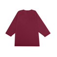 thumbnail image 6 of Men's Long Sleeve Round Neck Raglan Three Quarter Sleeve T-Shirt Top for Spring Fall Casual Style,Deep Red,3XL, 6 of 8