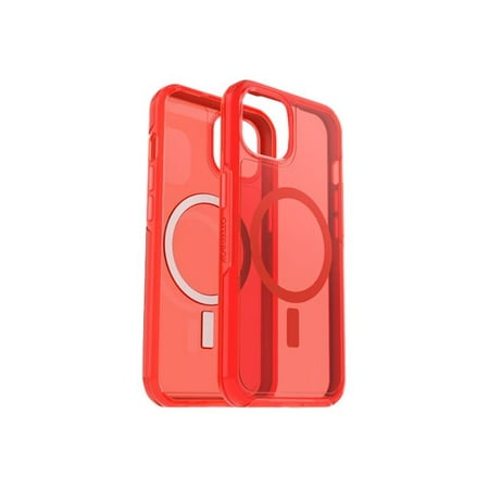 OtterBox - Symmetry Plus Antimicrobial MagSafe Case for Apple iPhone 13 - In The Red