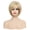 gold, variant on Short Straight Bob Wig Side Bangs Gray Ombre Heat Resistant Full Cap