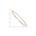 thumbnail image 3 of 14K Rose Pink Gold Polished Slip-on Bangle Bracelet (1.5mm), 3 of 5
