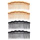thumbnail image 1 of 4pcs Simple Hair Combs Plastic Hair Combs Inserted Comb Hair Accessories for Women Girls (Black Combs and Coffee Combs 2pcs/Each), 1 of 4