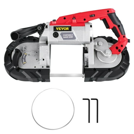 Variable-Speed 5" Deep Cut Portable Band Saw 110V 10-A Motor Tested to UL Standards Default