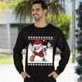 thumbnail image 3 of Christmas Sweatshirt, Dabbing Santa Basketball Christmas Sweatshirt, Funny Ugly Holiday Sweatshirt, Xmas Gift for Basketball Players & Fans, 3 of 5