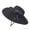 Black, variant on Dual Fan Solar Fan Hat, 3 Speeds Wide Brim UV Protection Sun Cap, Breathable Strong Wind Cooling Summer Visor Cap, Lightweight Portable Fisherman Hat for Outdoor Hiking Camping Beach Sports