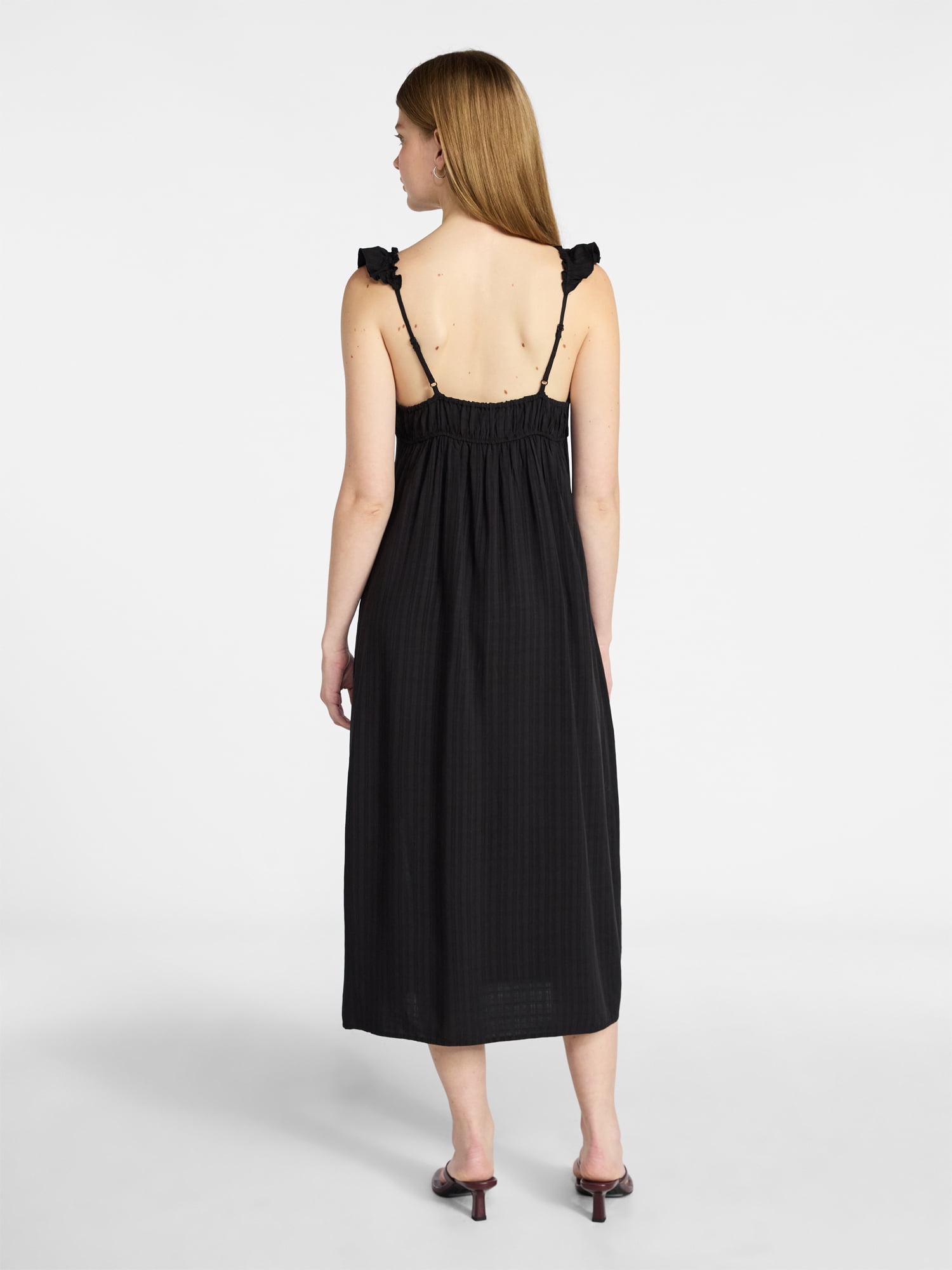 No Boundaries Maxi Dress with Flutter Sleeves, Women's XXS-XXL