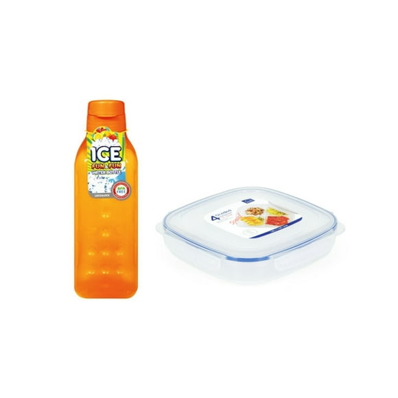 Set de lunch Lock & Lock Contenedor y botella HPL010
