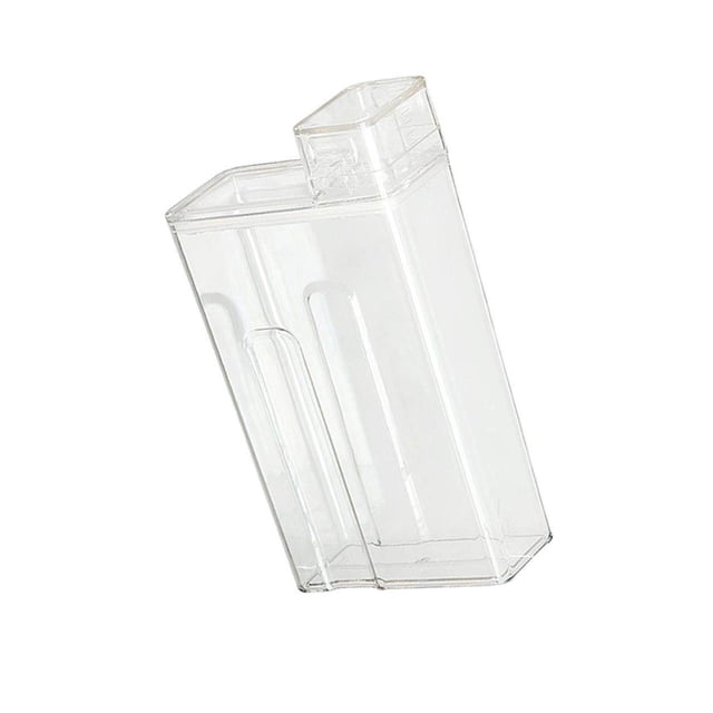 Conteneur 1230ml avec Couvercle Réutilisable Anti-Fuite pour Shampooing Liquide Réutilisable Rechargeable Comptoir de Stockage en Plastique