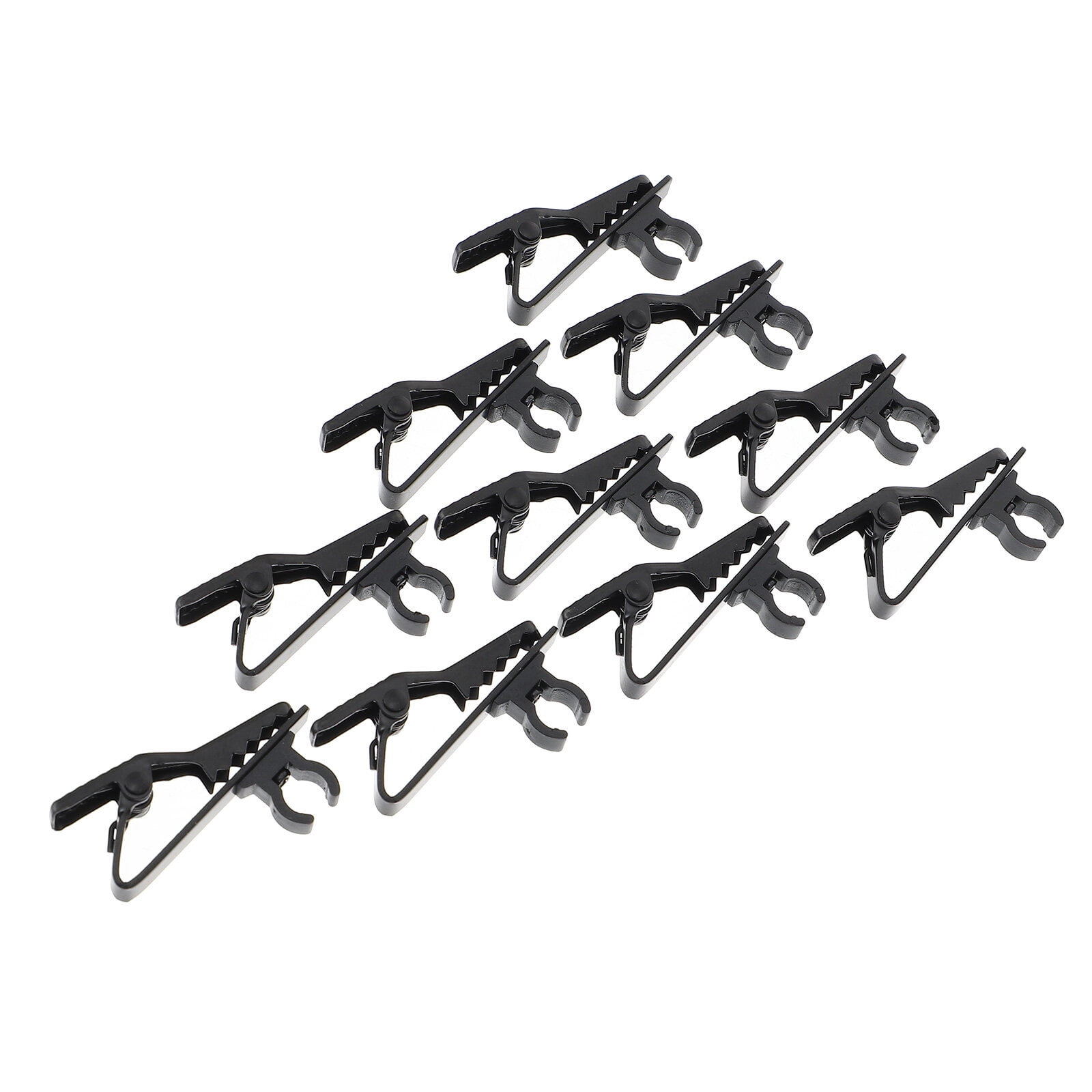 Lot De 10 Clips Lavalier Robuste Pour Micro-Cravate - Accessoires Essentiels Pour Parler En Public, Enregistrements Et Vidéos