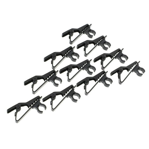 10pcs Lavalier Microphone Clips Clip-on Microphone Holder Microphone Accessories