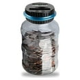 thumbnail image 2 of Clear Digital Piggy Bank Coin Savings Counter LCD Counting Money Jar Change Gift, 2 of 5
