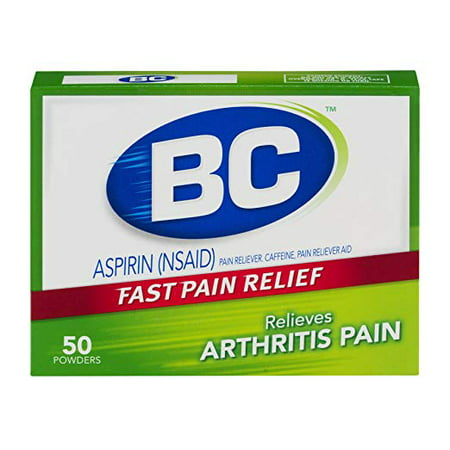 BC Aspirin Fast Pain Relief Powder Arthritis Formula with Caffeine 50